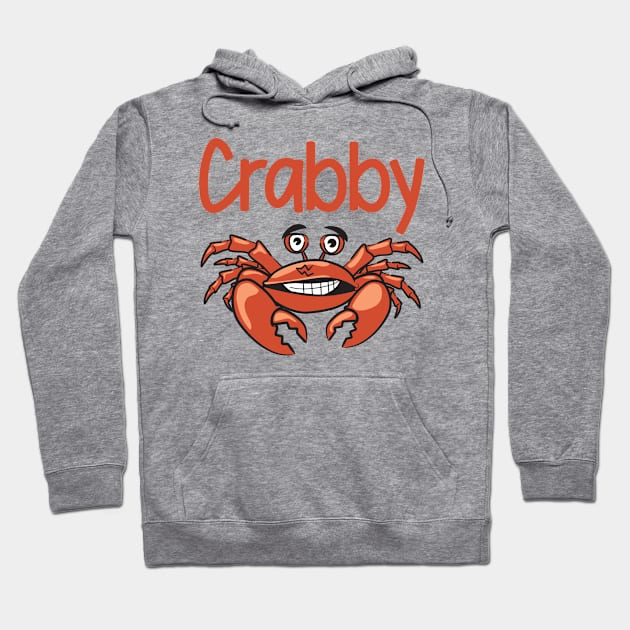 Just plain Crabby Hoodie by CoastalDesignStudios